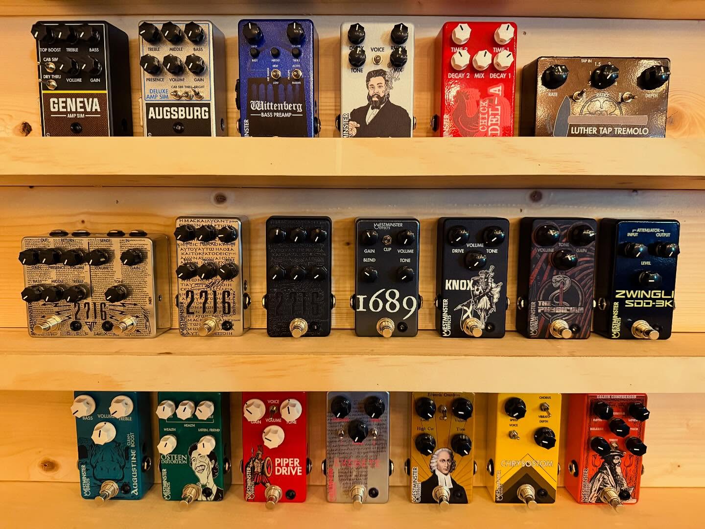We’re running a sale on select @westminstereffects pedals while we rebuild the Wall of Tone! Grab a deal on some new gear at GB Music & Sound, Canada’s destination for gear!