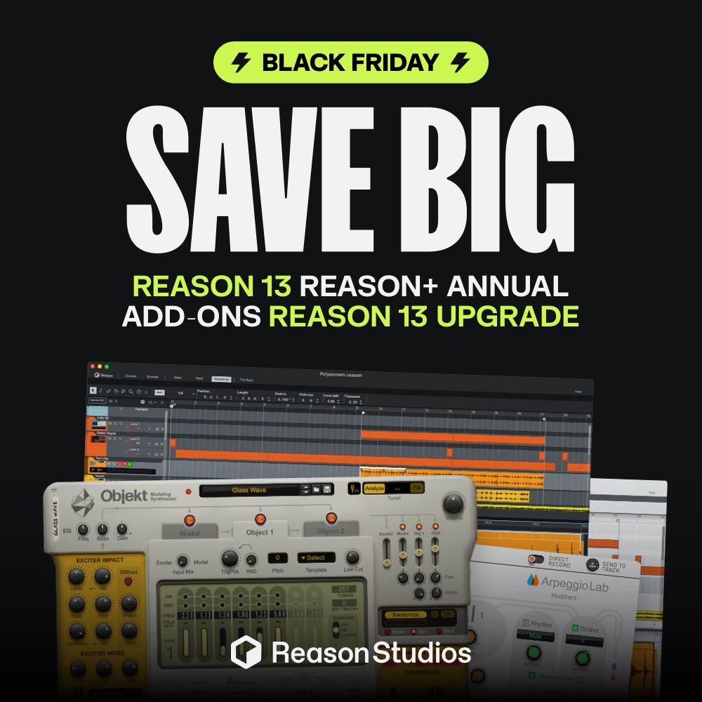 @reasonstudios Black Friday sales are on now at GB Music & Sound, Canada's destination for gear!