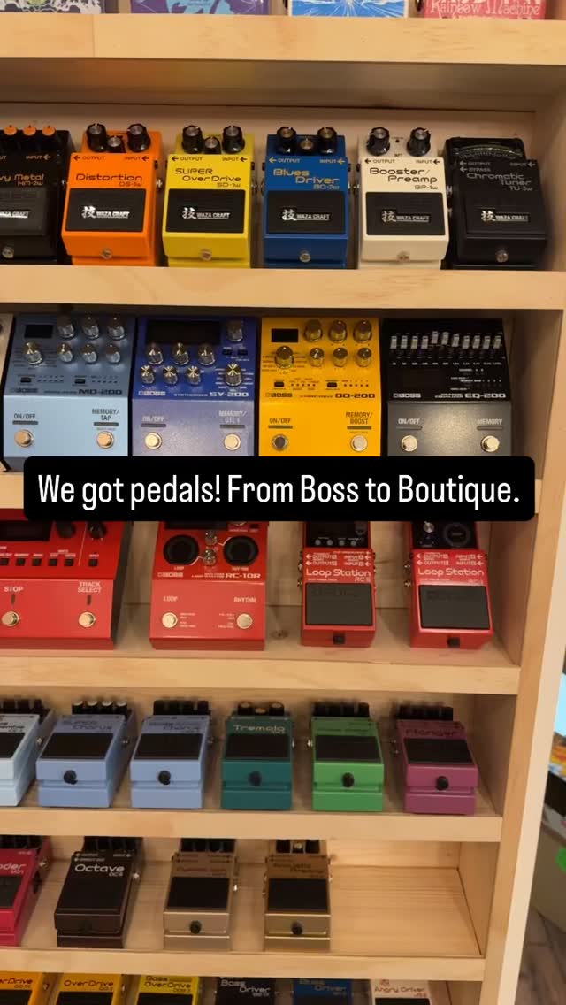 From Boss to Boutique! Find your next pedal at GB Music & Sound, Canada’s destination for gear.