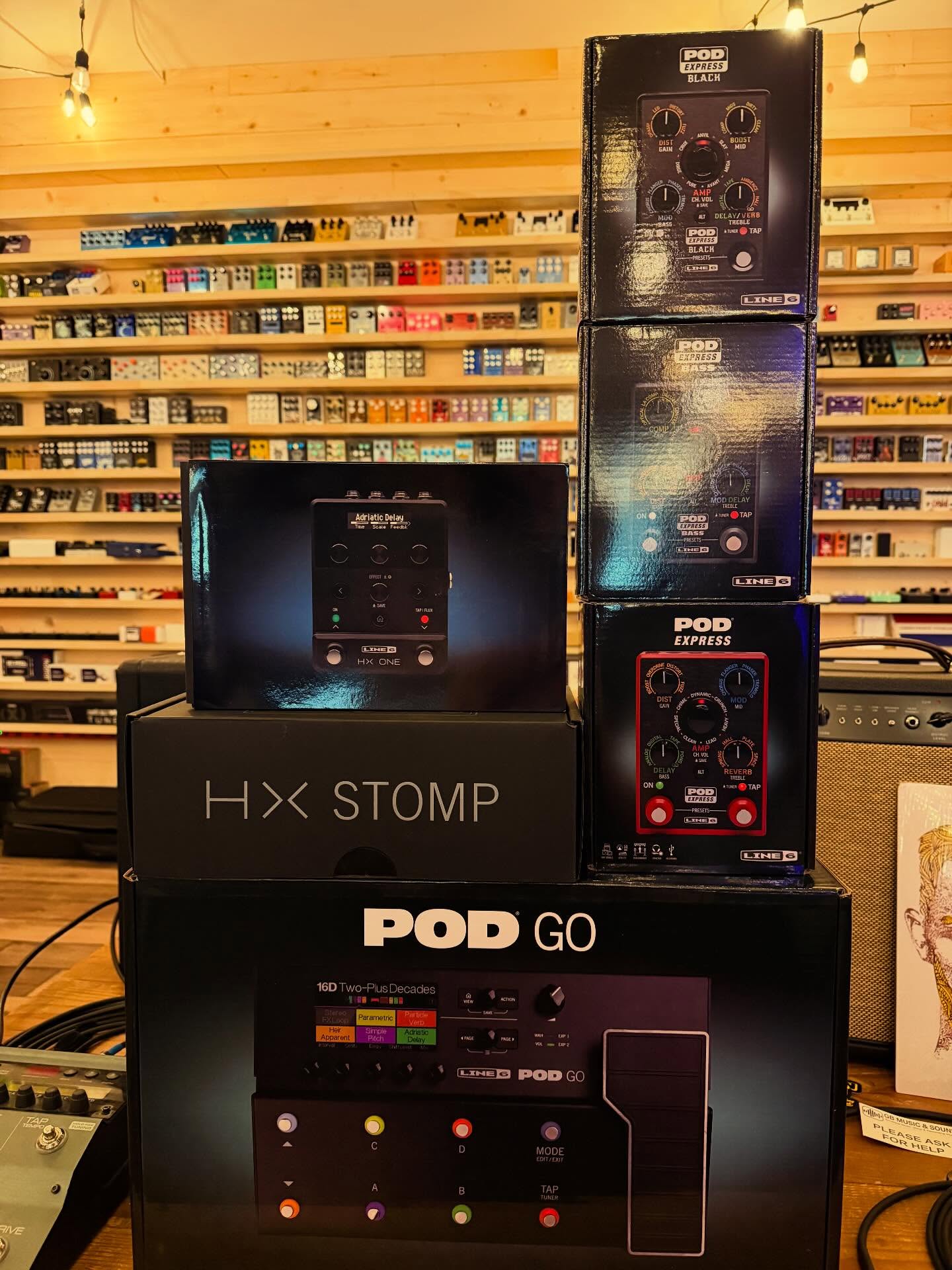 @official_line6 has arrived at GB Music & Sound, Canada’s destination for tone! Stay tuned for the Helix Stadium arrival along with other goodies.